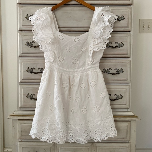 Lulu's White Eyelet Dress - Picture 3 of 7